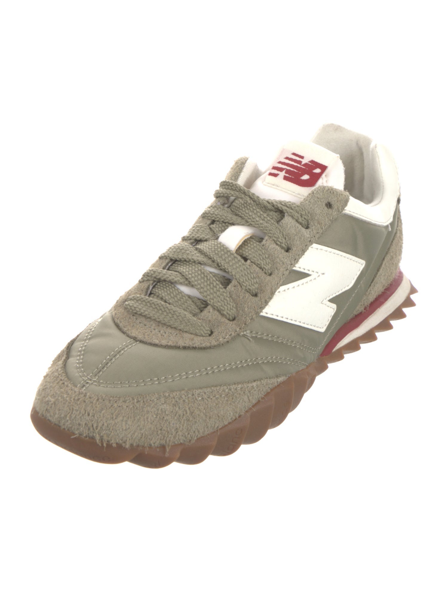 New Balance Suede Leather Trim Embellishment Sneakers