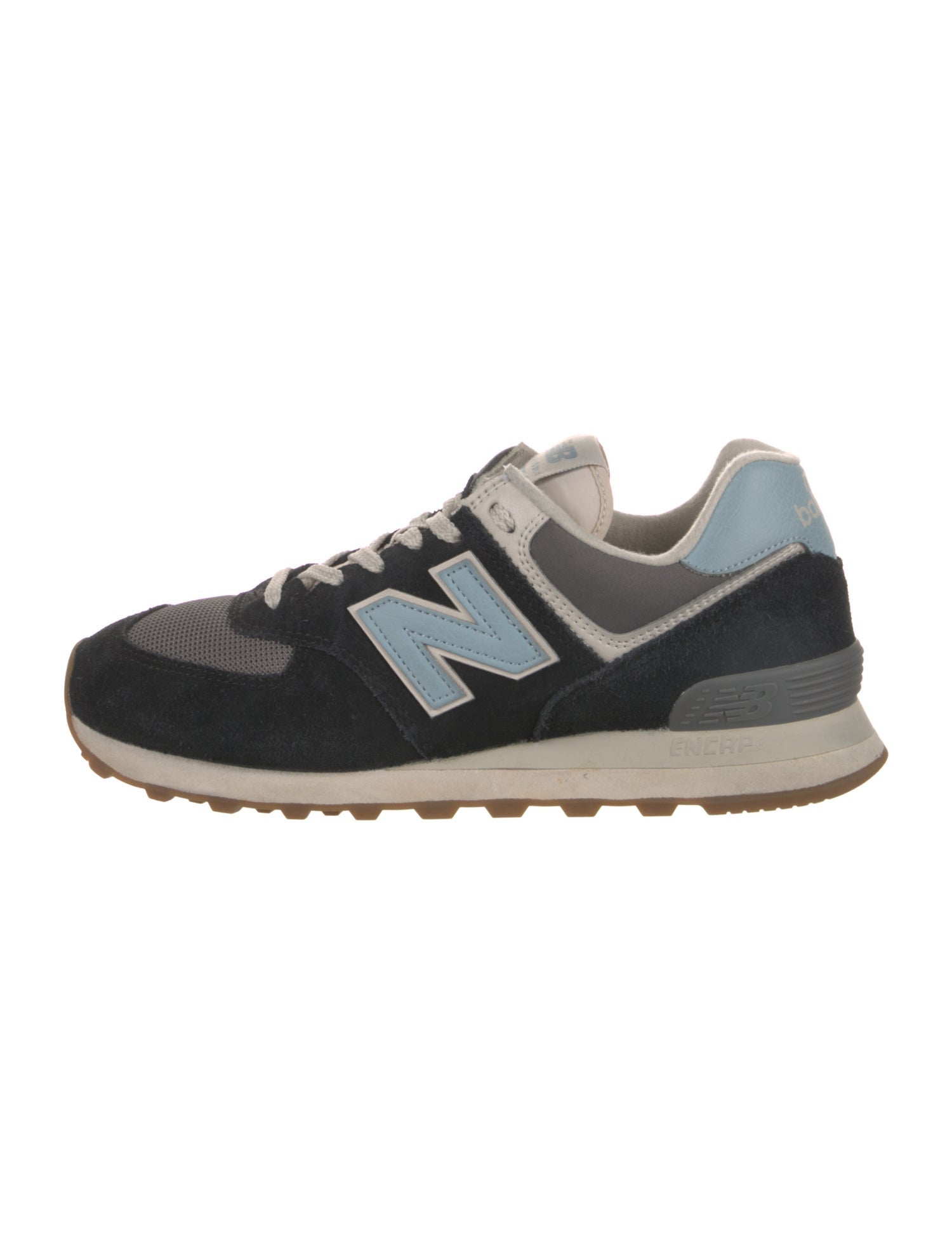 New Balance Suede Colorblock Pattern Sneakers