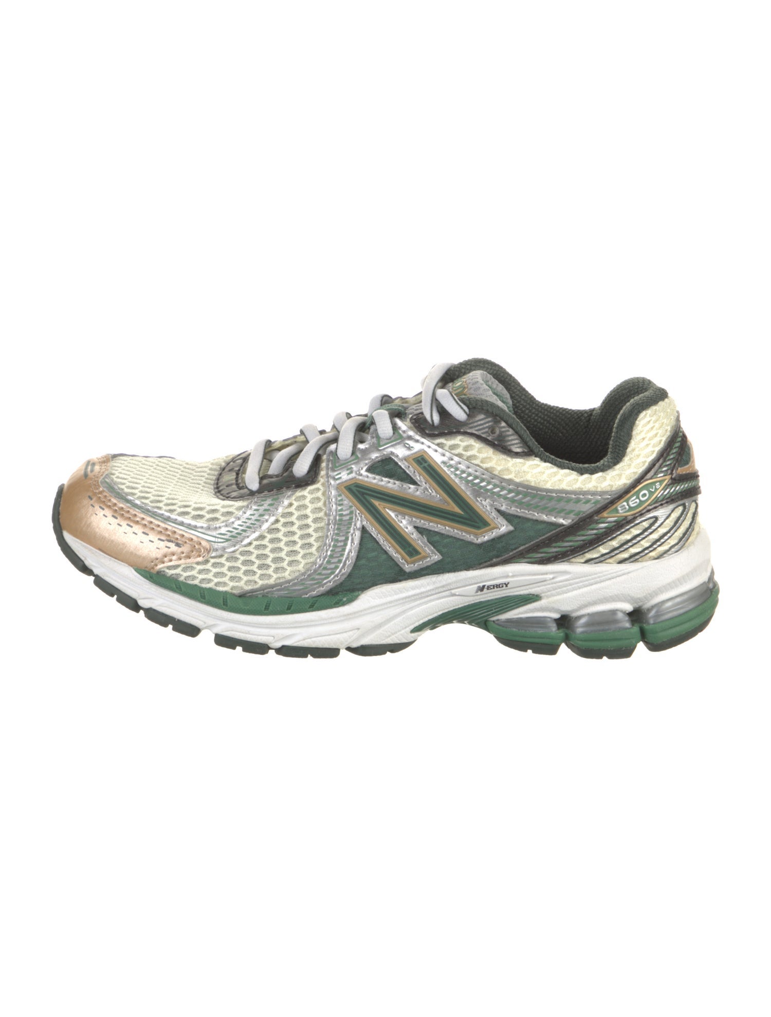 New Balance Mesh Colorblock Pattern Athletic Sneakers