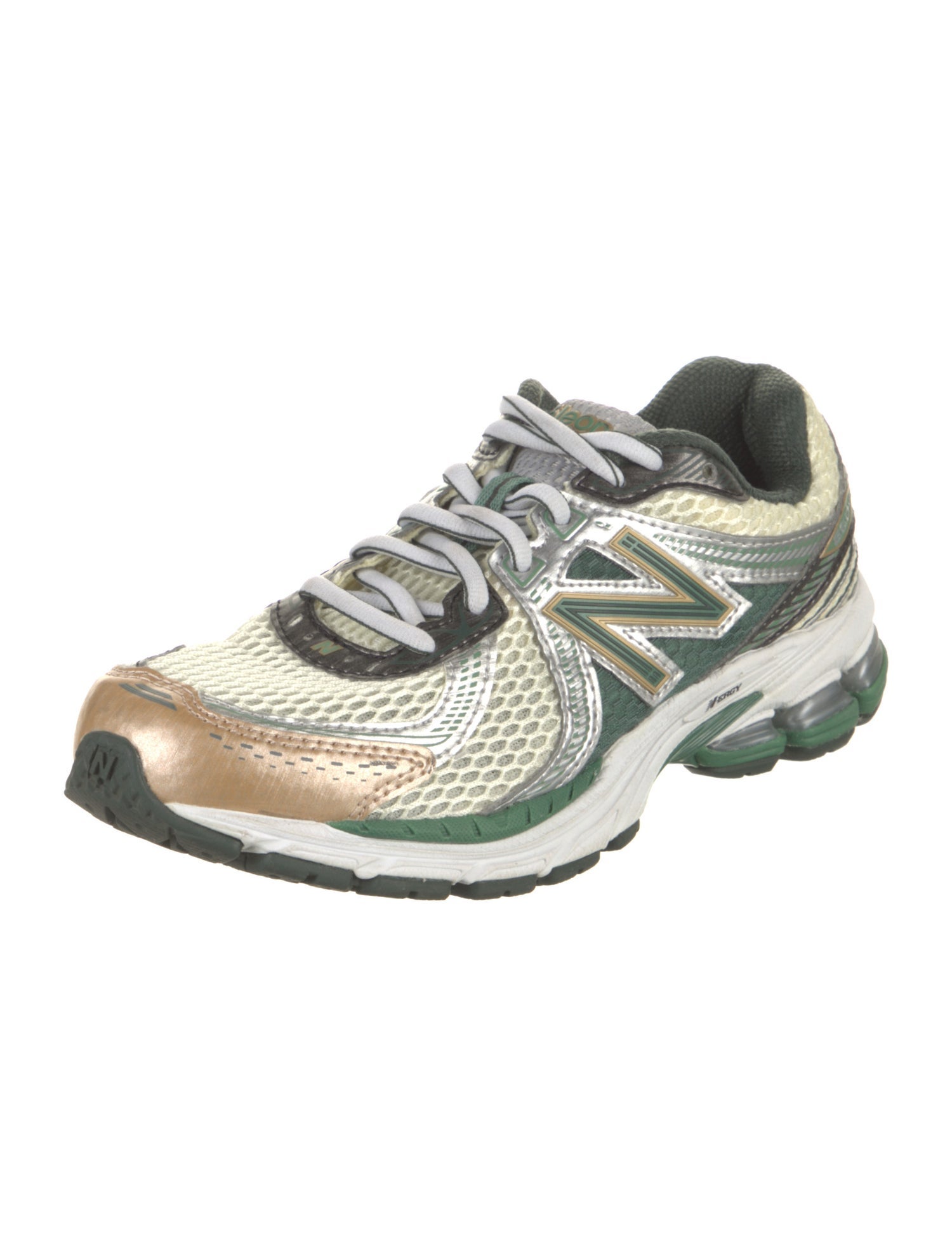 New Balance Mesh Colorblock Pattern Athletic Sneakers