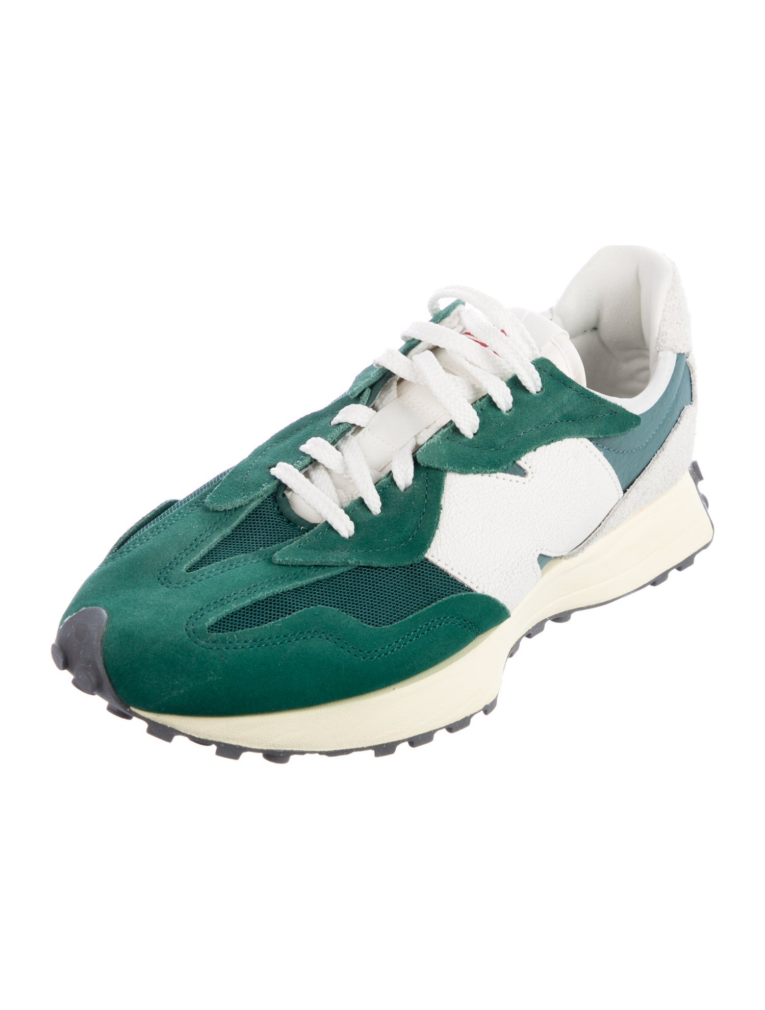 New Balance Suede Colorblock Pattern Sneakers