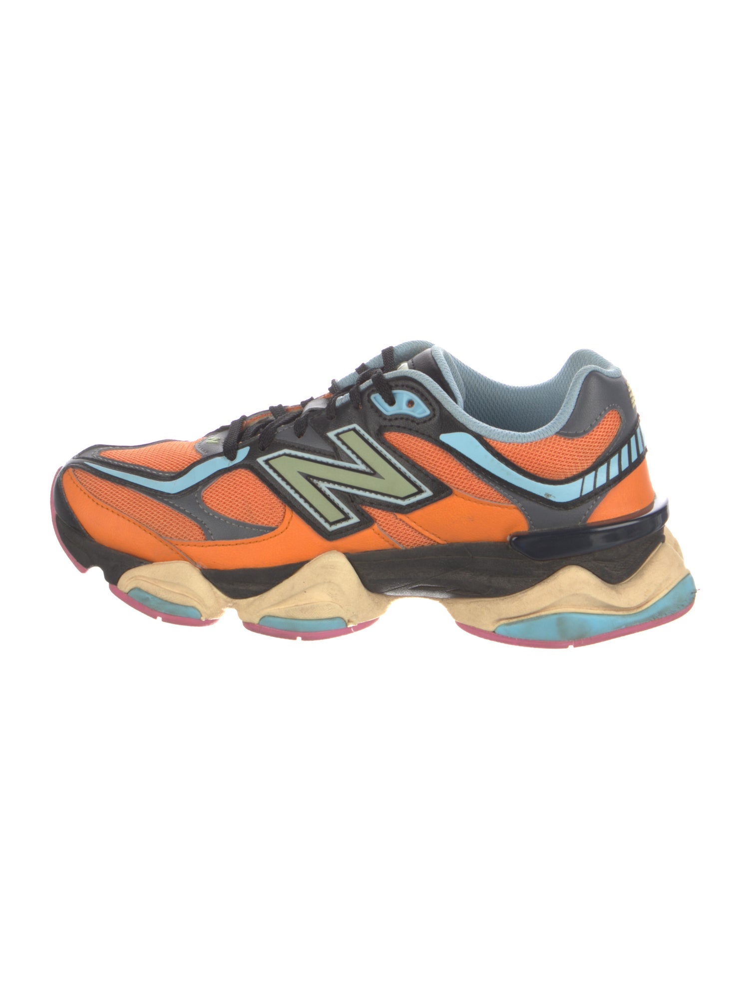 New Balance Mesh Colorblock Pattern Athletic Sneakers