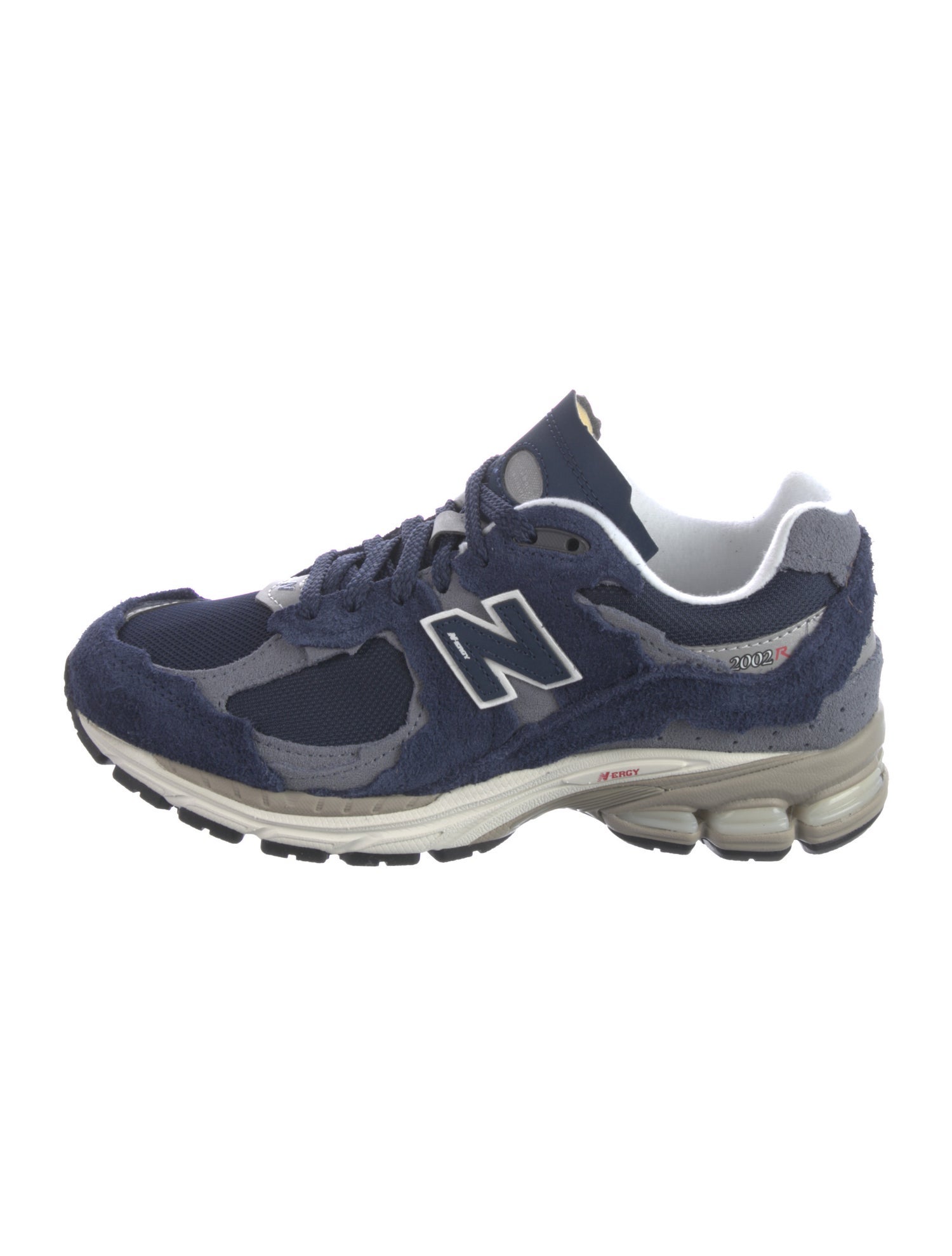 New Balance Suede Colorblock Pattern Athletic Sneakers
