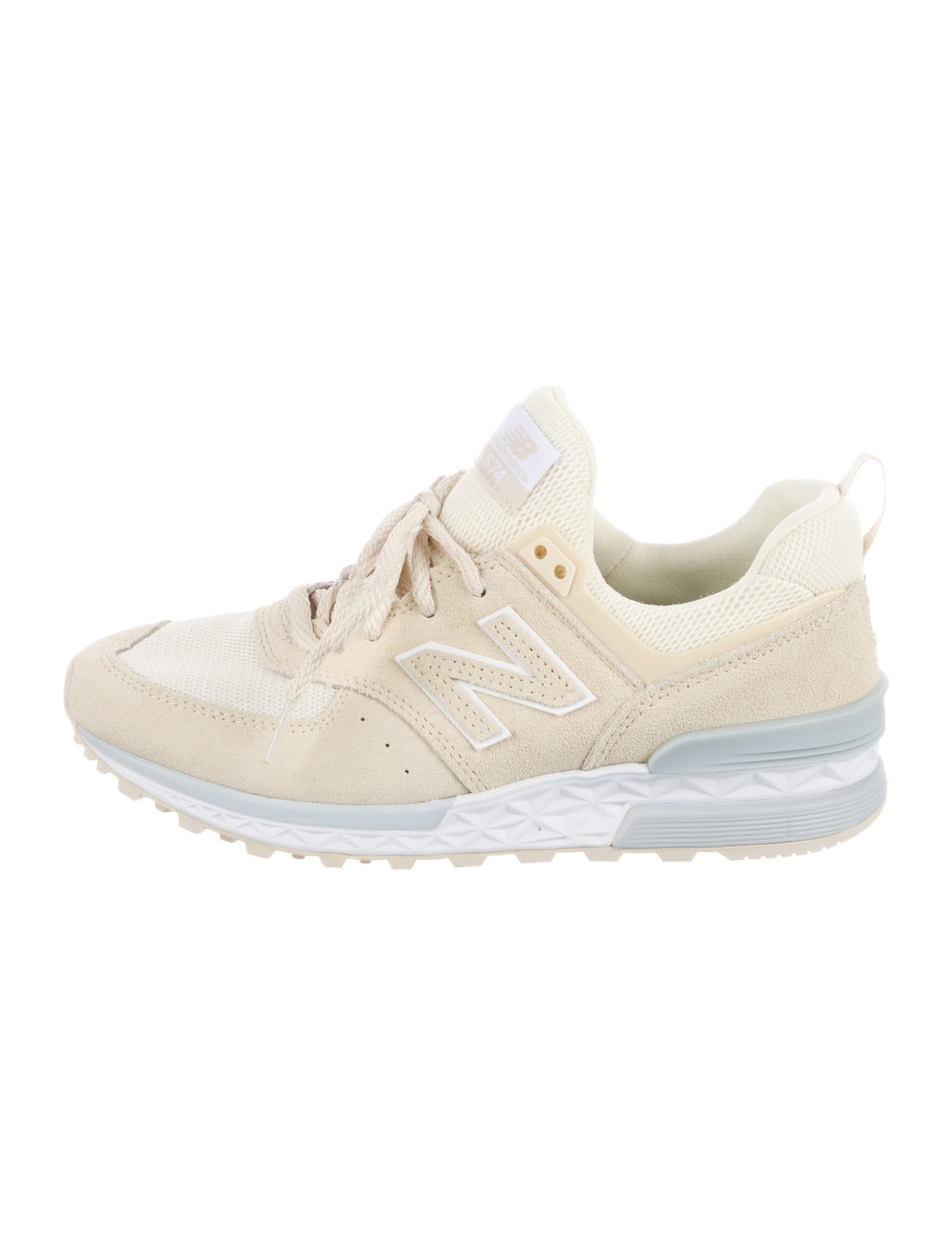New Balance Suede Leather Trim Embellishment Athletic Sneakers