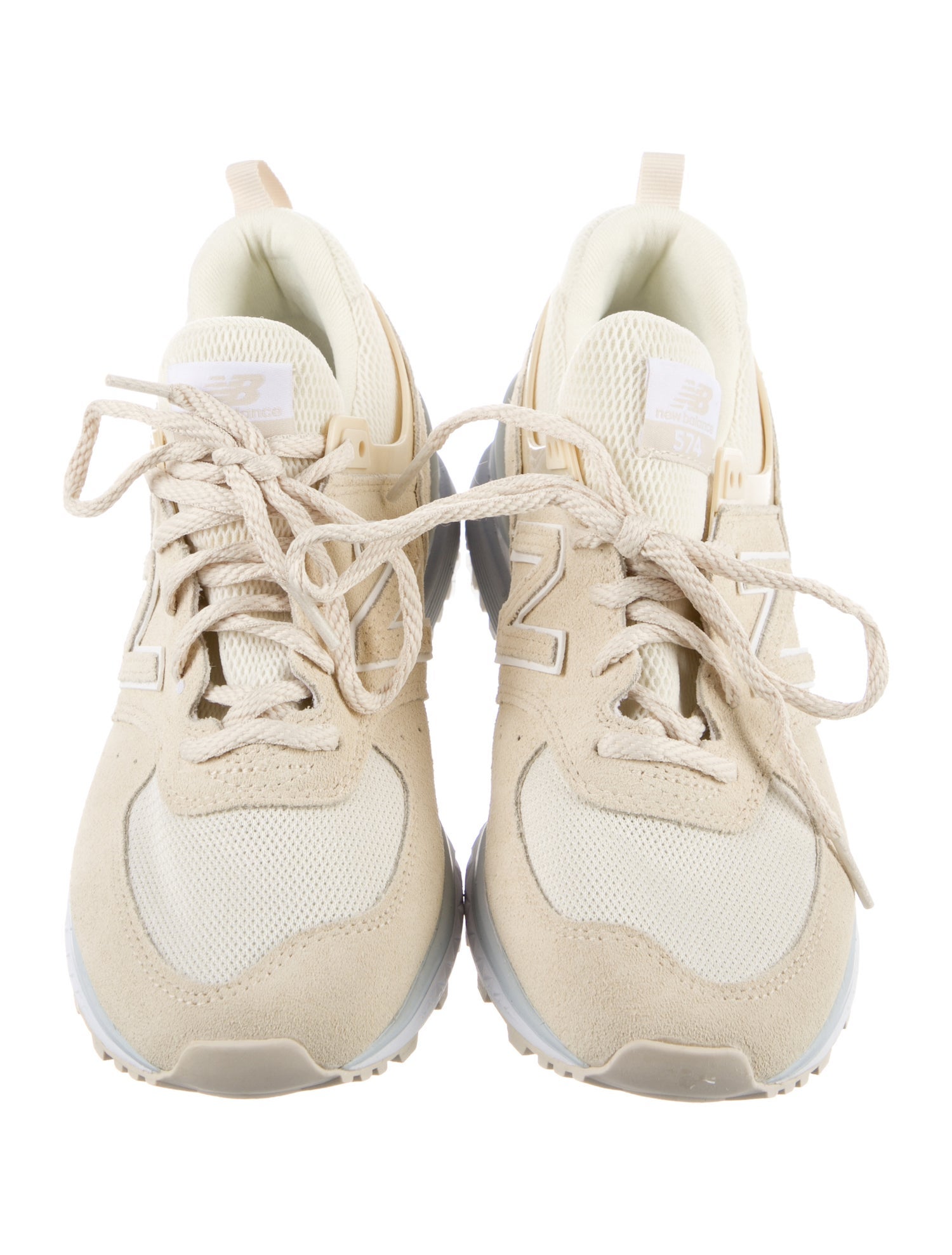 New Balance Suede Leather Trim Embellishment Athletic Sneakers