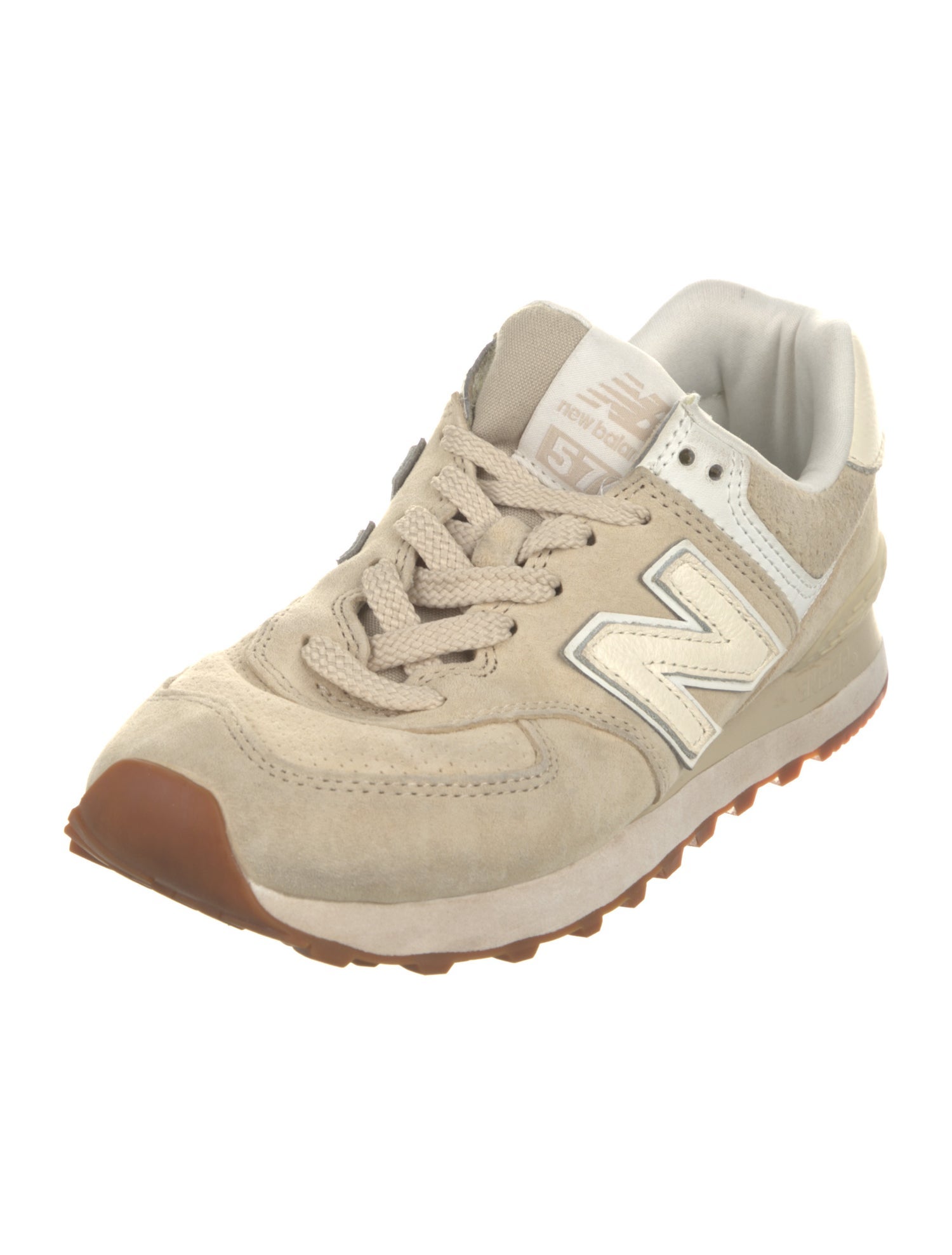 New Balance Suede Graphic Print Athletic Sneakers
