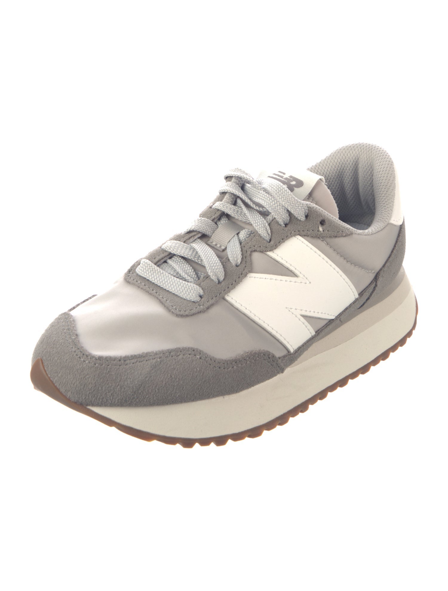 New Balance Suede Graphic Print Athletic Sneakers