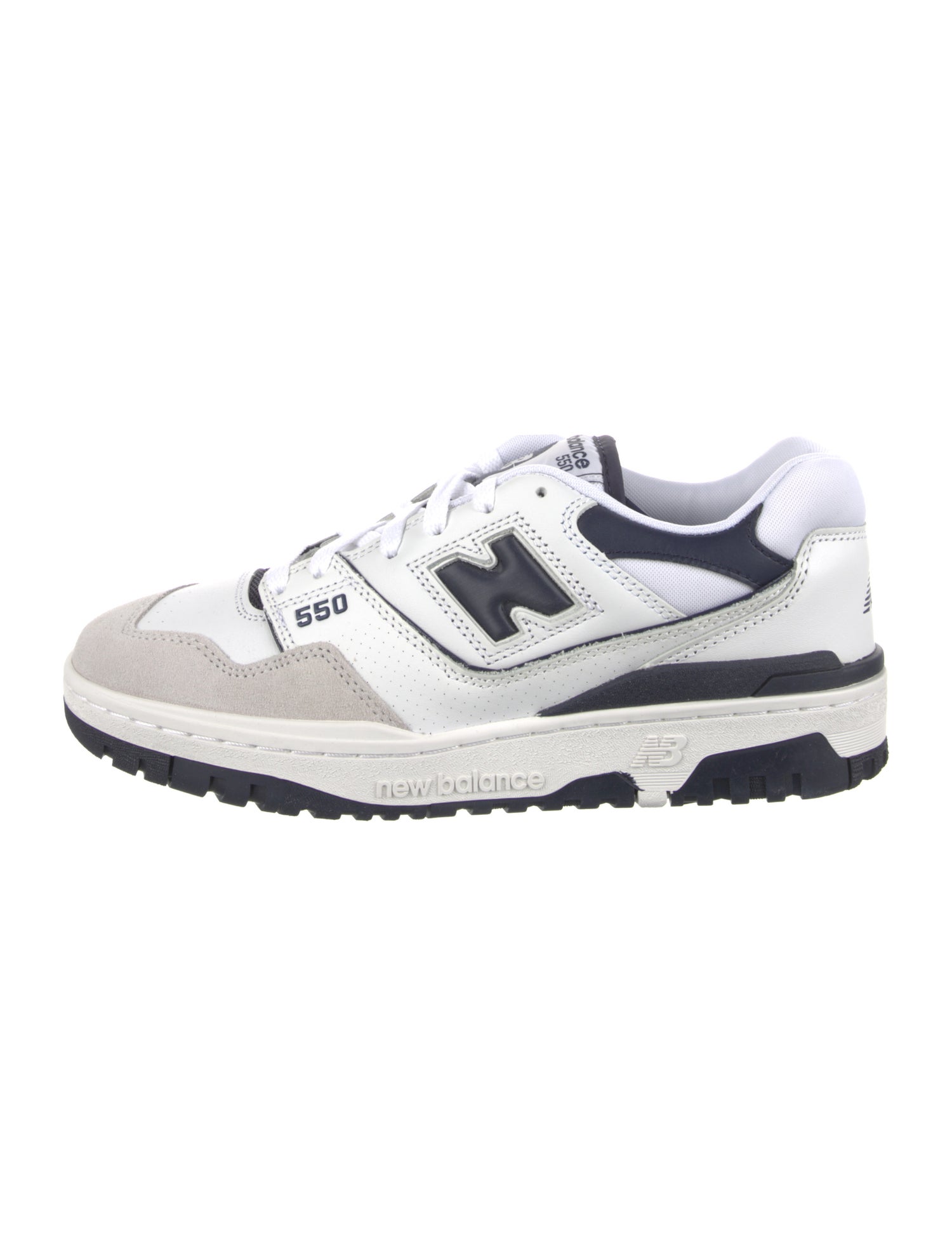 New Balance Leather Colorblock Pattern Athletic Sneakers
