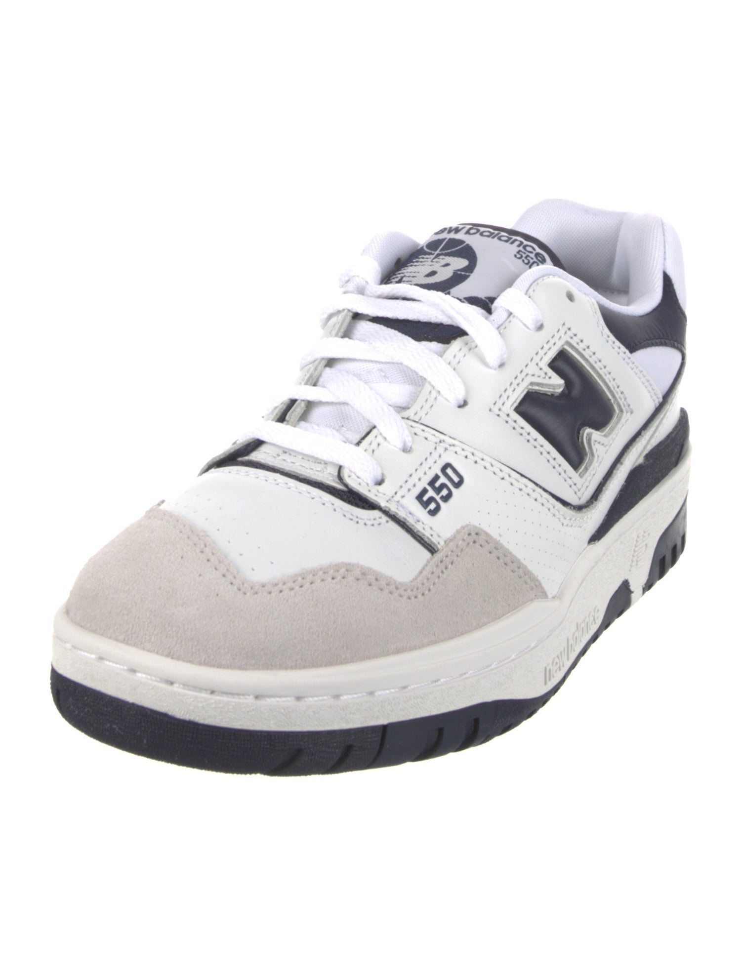 New Balance Leather Colorblock Pattern Athletic Sneakers