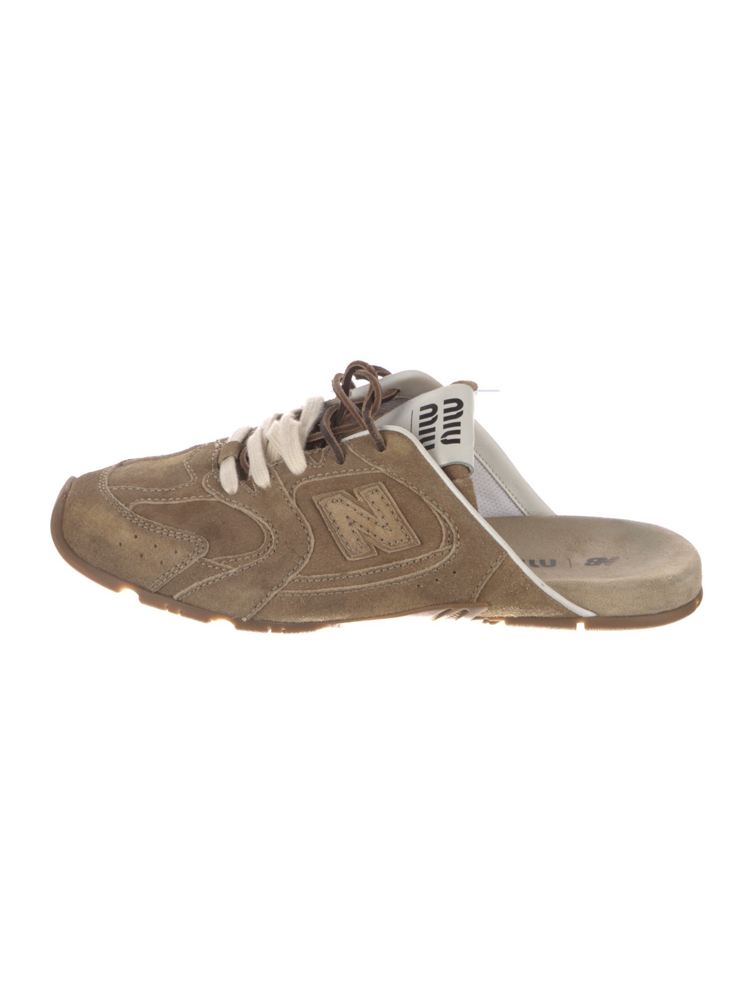 New Balance x Miu Miu 530SL Suede Mules