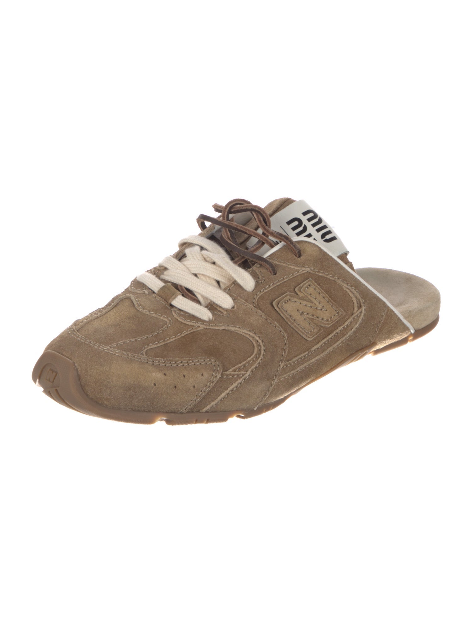 New Balance x Miu Miu 530SL Suede Mules