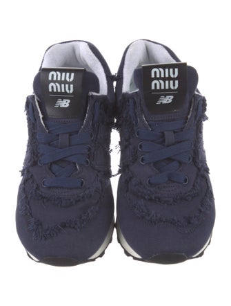 New Balance x Miu Miu 574 'Denim Royal Blue' (W) Athletic Sneakers