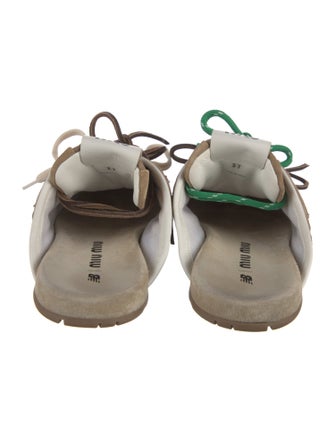 New Balance x Miu Miu 530 SL deco Suede Mules