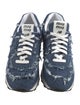 New Balance x Miu Miu Denim Raw-Edge Trim Athletic Sneakers