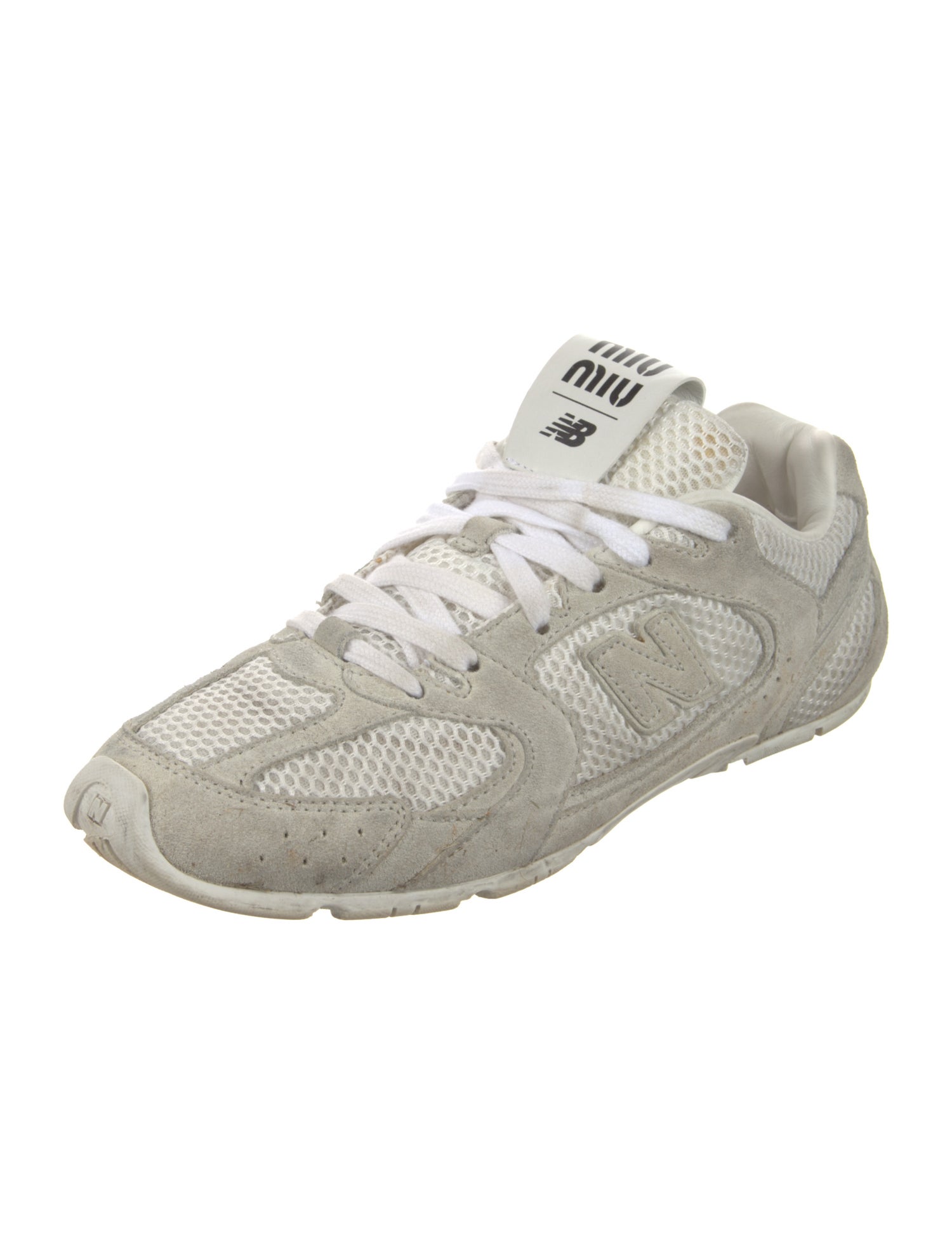 New Balance x Miu Miu Mesh Mesh Accents Athletic Sneakers