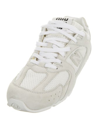 New Balance x Miu Miu Mesh Mesh Accents Athletic Sneakers
