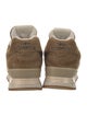 New Balance x Miu Miu 574 Striped Velvet Athletic Sneakers
