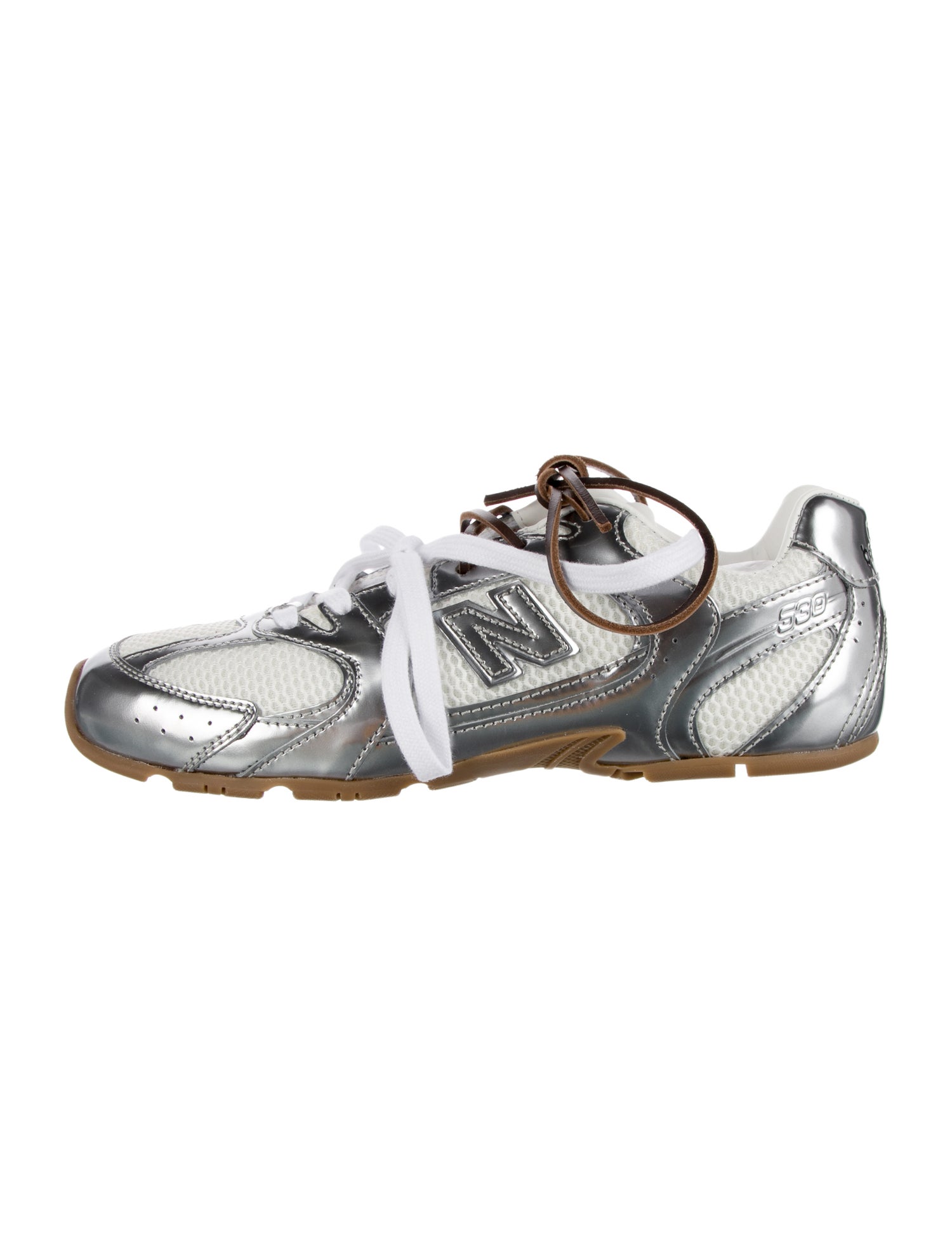 New Balance x Miu Miu 530 SL 'Silver Metallic' Athletic Sneakers
