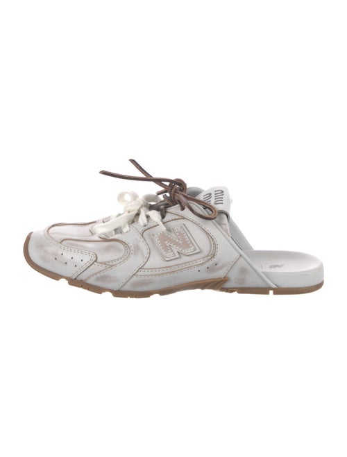 New Balance x Miu Miu Leather Sneakers