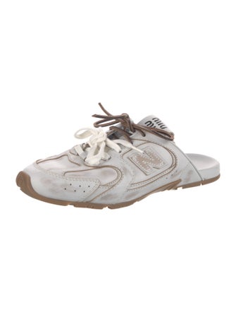 New Balance x Miu Miu Leather Sneakers