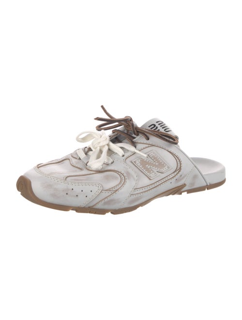New Balance x Miu Miu Leather Sneakers