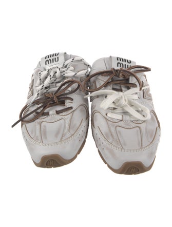 New Balance x Miu Miu Leather Sneakers