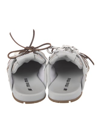 New Balance x Miu Miu Leather Sneakers