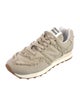 New Balance x Miu Miu 574 Denim 'Colonial Beige' Athletic Sneakers
