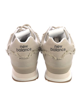 New Balance x Miu Miu 574 Denim 'Colonial Beige' Athletic Sneakers
