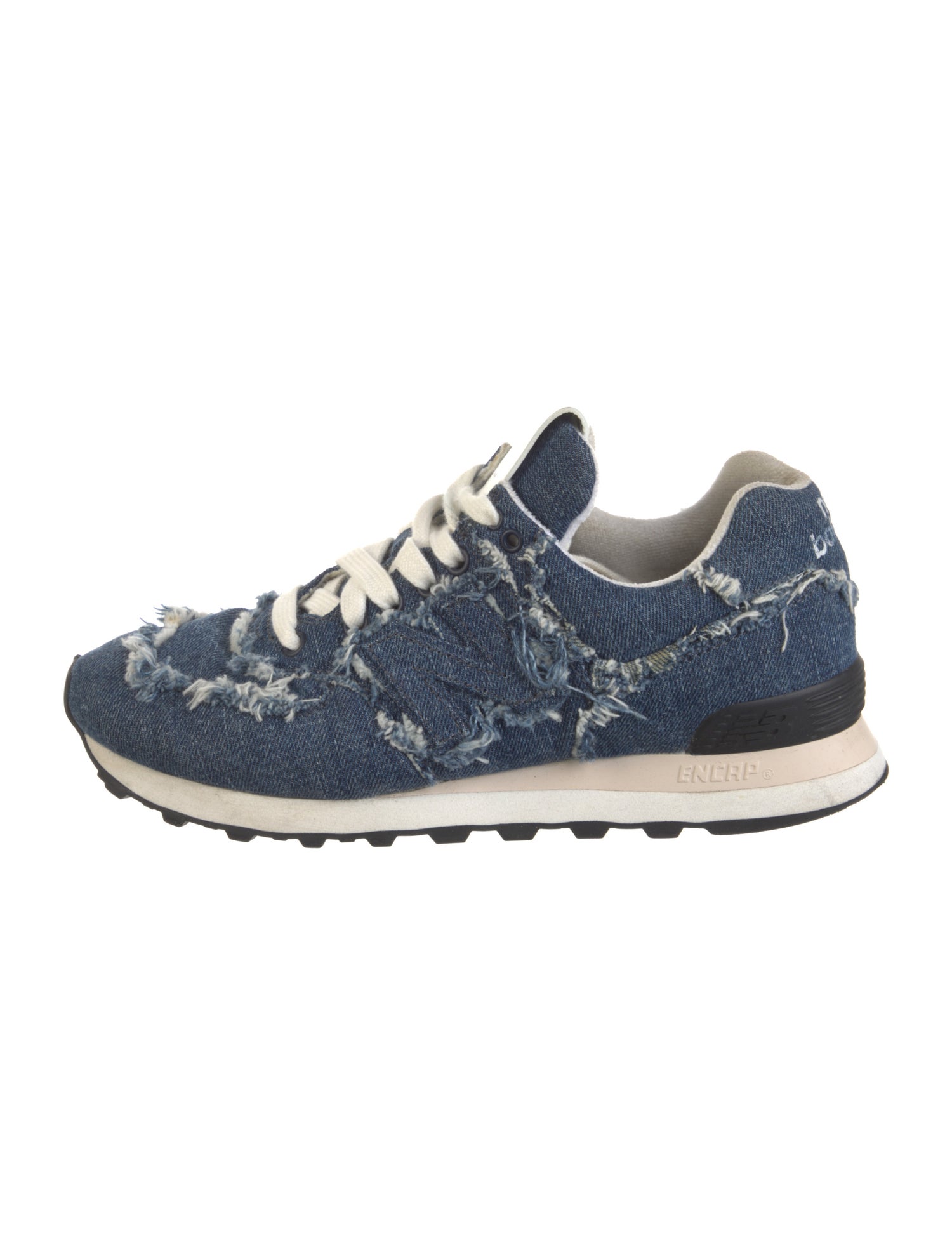 New Balance x Miu Miu 574 Denim Athletic Sneakers