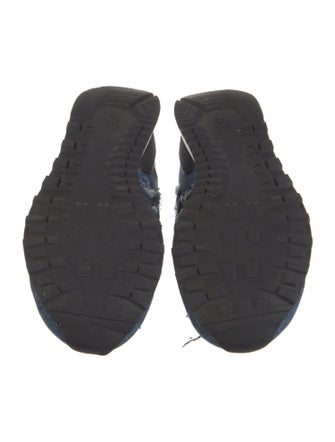 New Balance x Miu Miu 574 Denim Athletic Sneakers