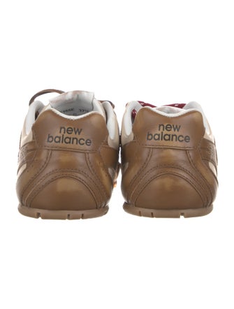 New Balance x Miu Miu Bleached Calfskin 530 SL Sneakers