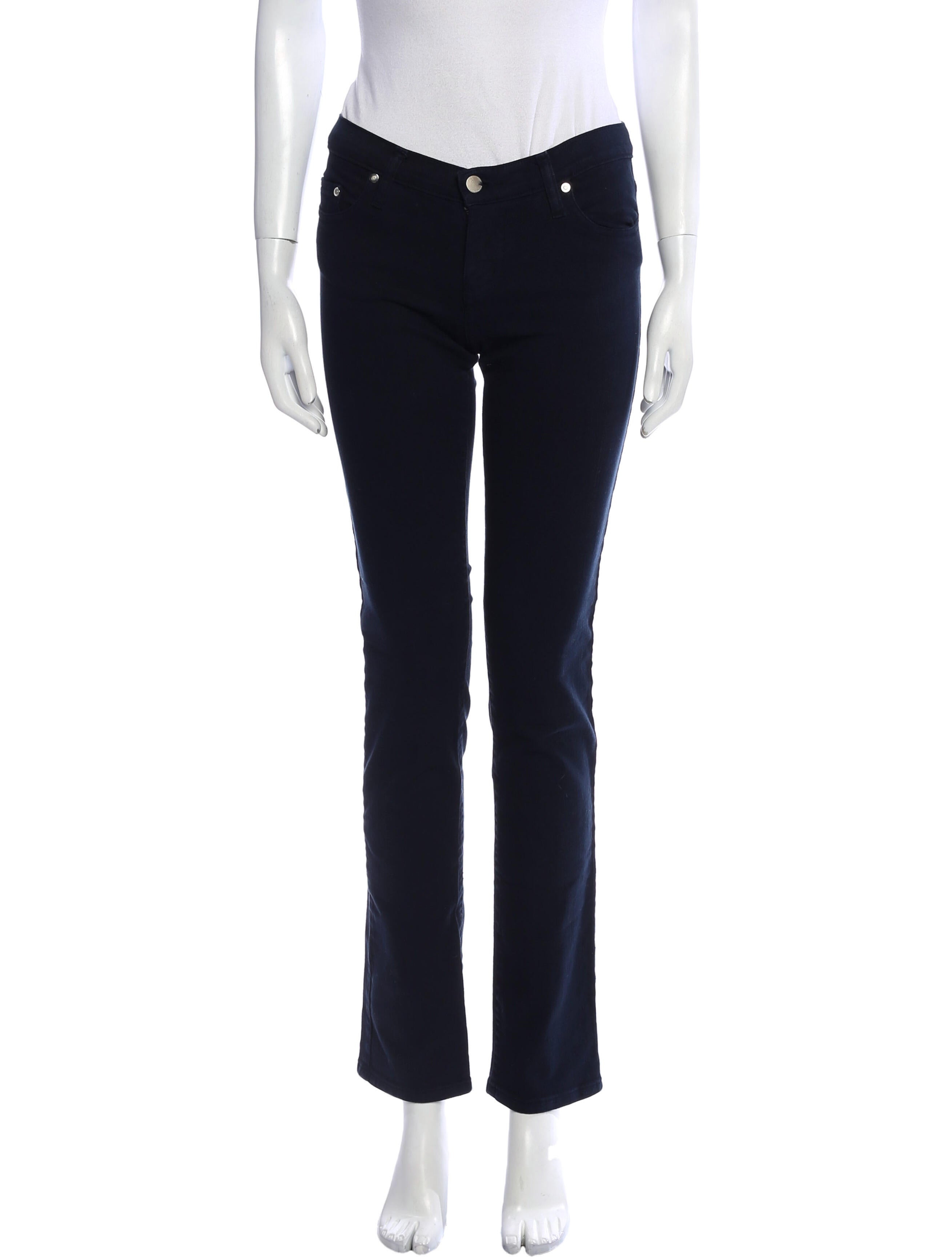 Nobody Denim LowRise Straight Leg Jeans Blue, 7.5" Rise Jeans