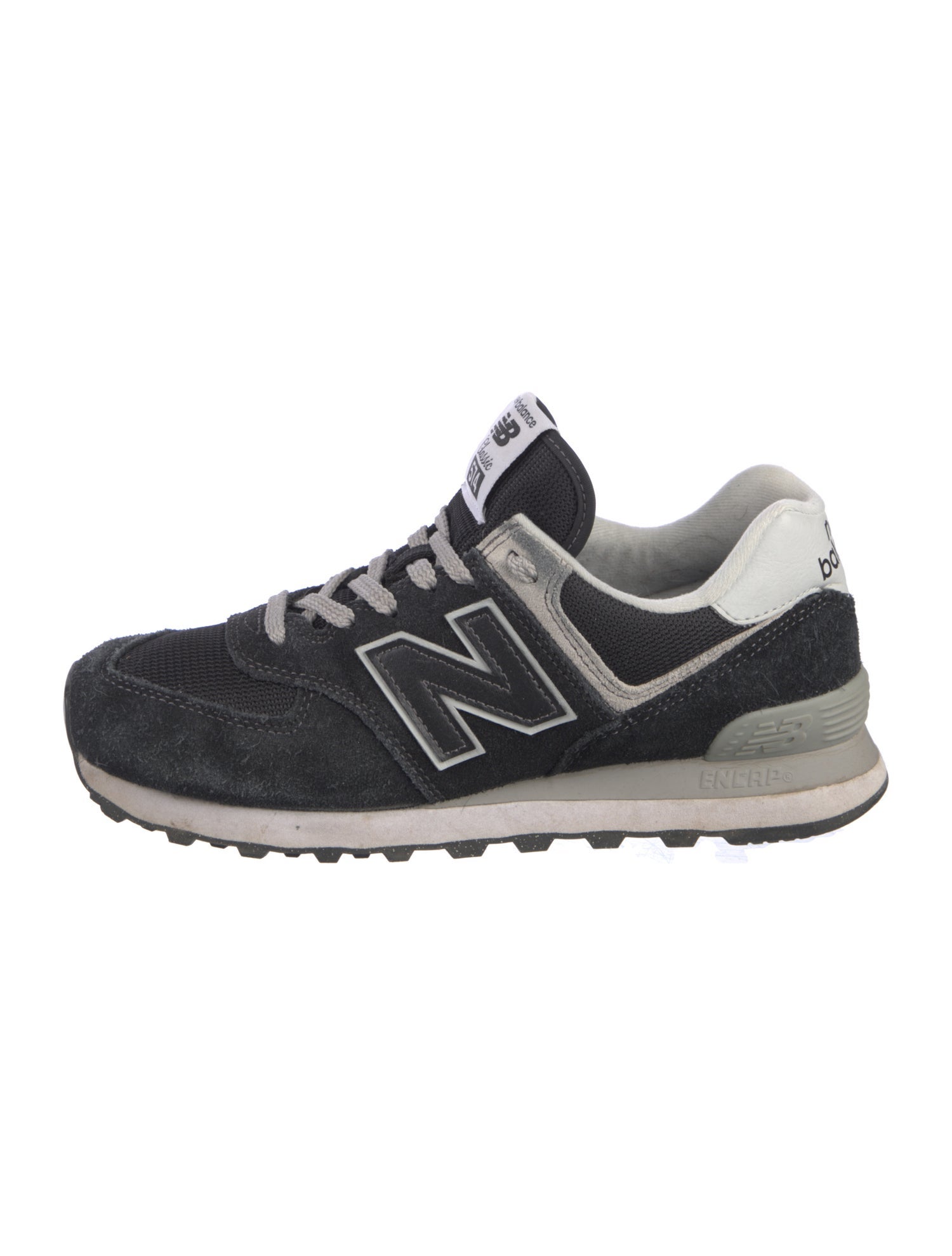 New Balance 574 'Core Pack - Black White' Athletic Sneakers