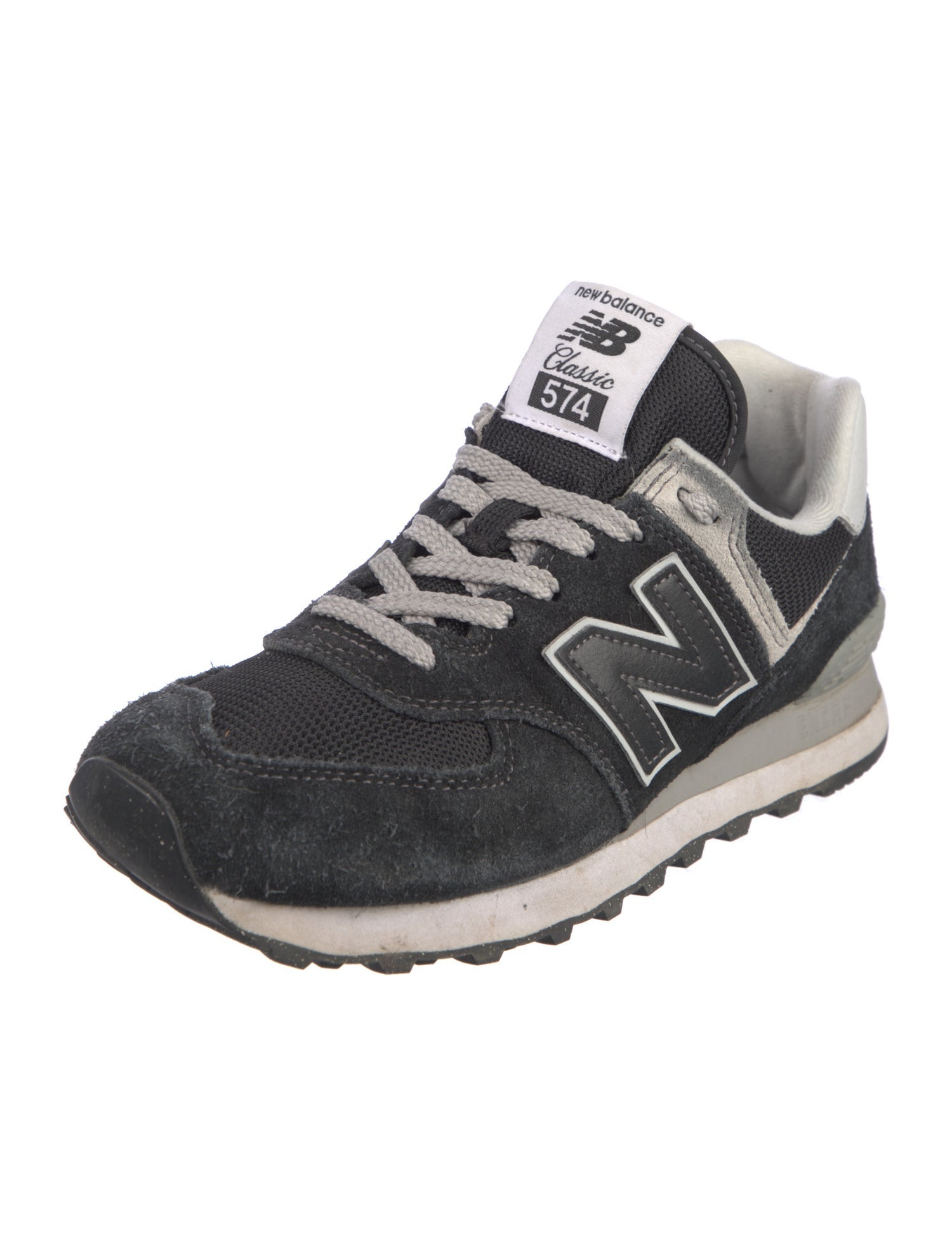 New Balance 574 'Core Pack - Black White' Athletic Sneakers