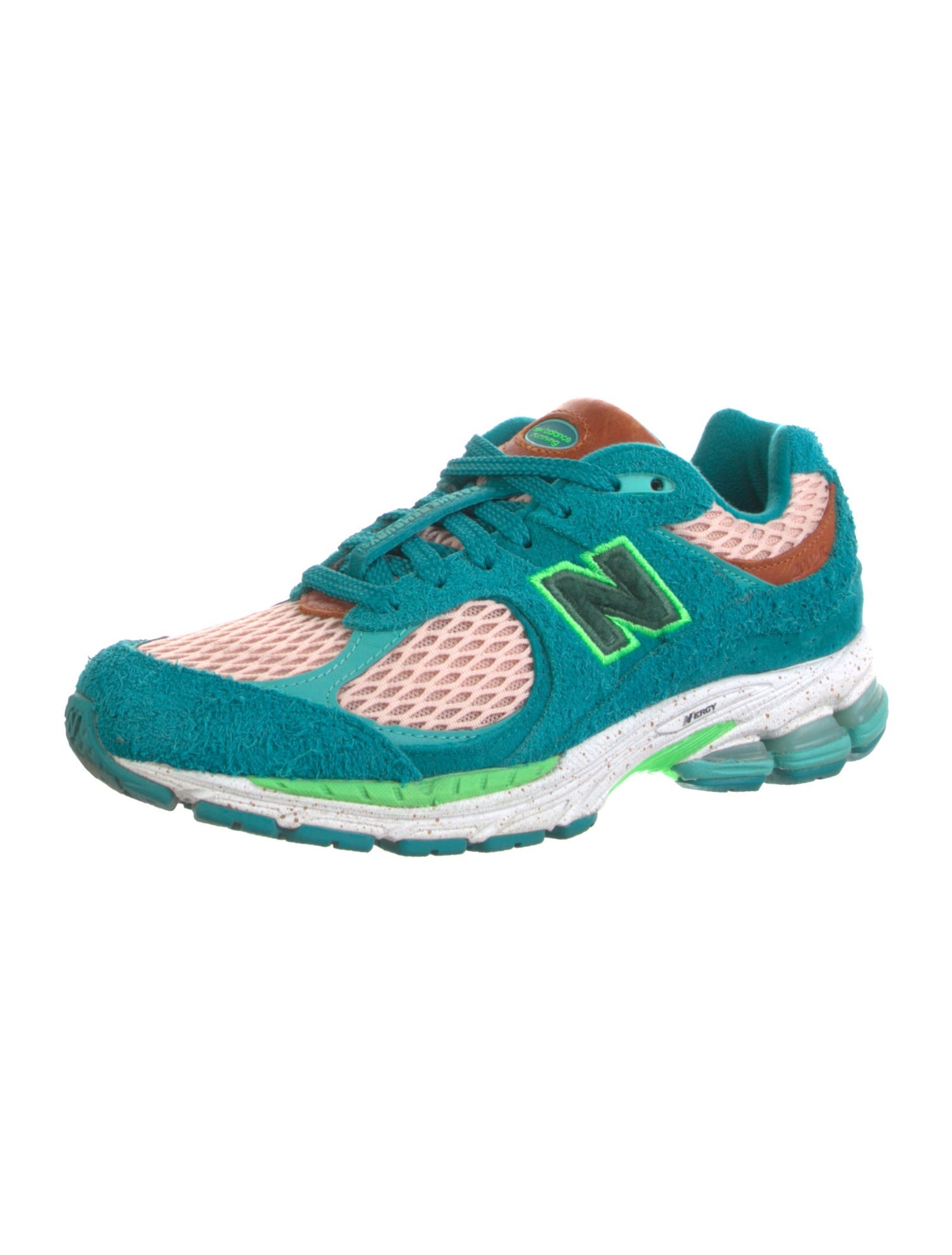 New Balance x Salehe Bembury Suede Colorblock Pattern Sneakers