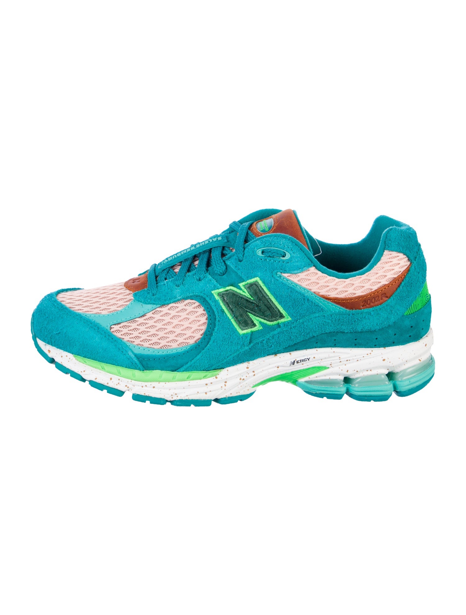 New Balance x Salehe Bembury Suede Printed Athletic Sneakers