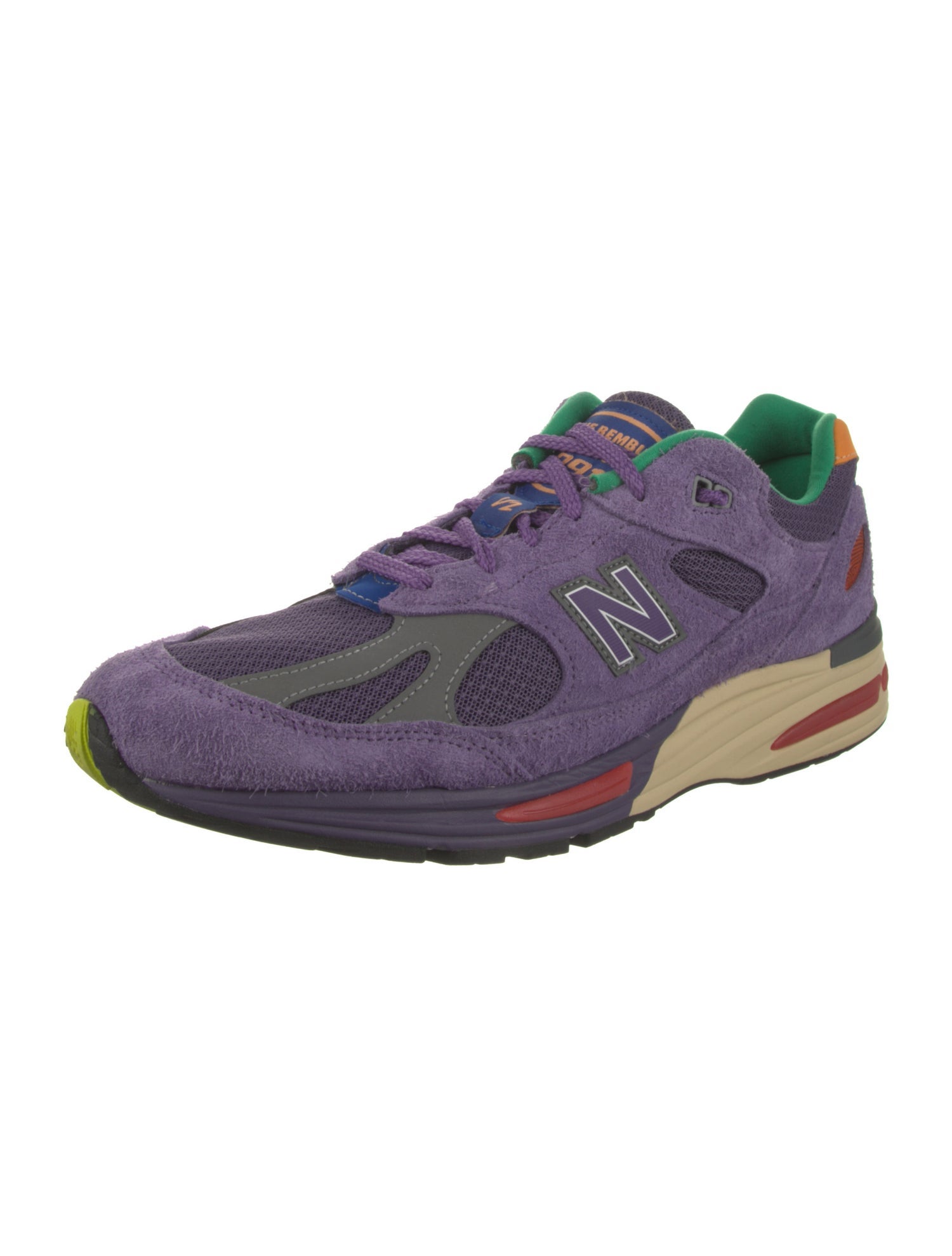 New Balance x Salehe Bembury Suede Printed Athletic Sneakers