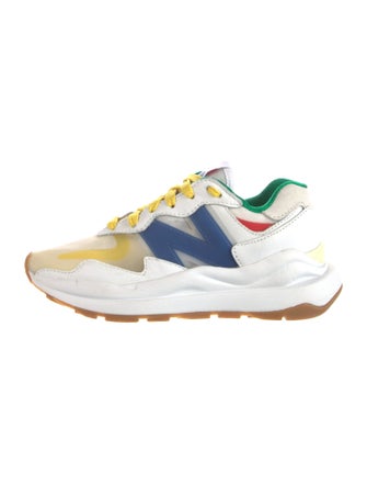 New Balance x Staud Leather Printed Chunky Sneakers