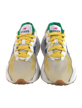 New Balance x Staud Leather Printed Chunky Sneakers