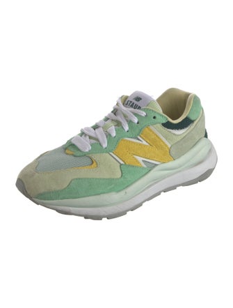 New Balance x Staud Suede Athletic Sneakers