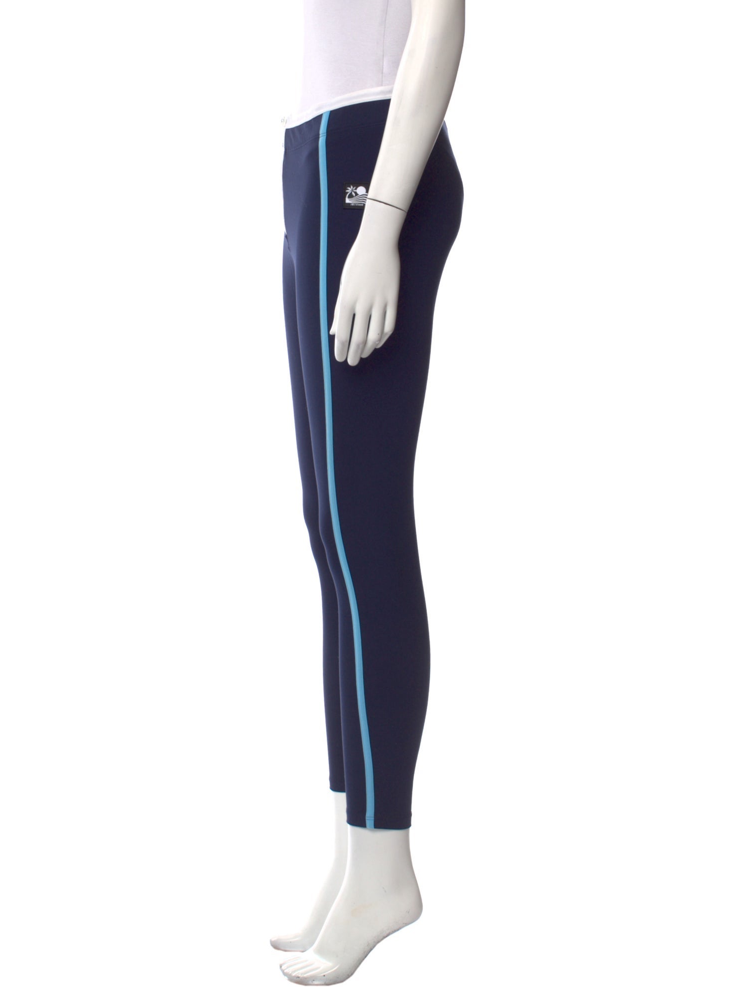 New Balance x Staud Striped Skinny Leg Pants