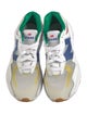 New Balance x Staud Leather Colorblock Pattern Athletic Sneakers