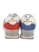 New Balance x Staud Suede Printed Athletic Sneakers