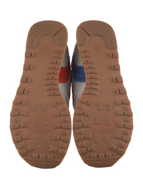 New Balance x Staud Suede Printed Athletic Sneakers