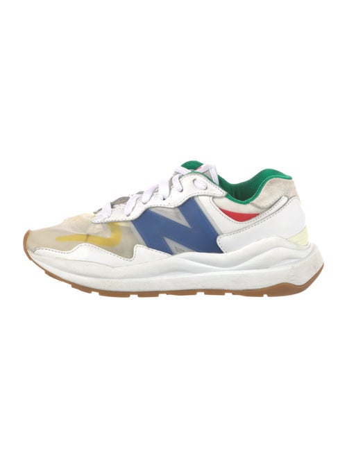 New Balance x Staud Leather Printed Athletic Sneakers