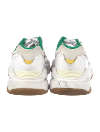 New Balance x Staud Leather Printed Athletic Sneakers