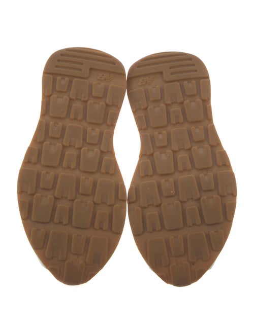 New Balance x Staud Leather Colorblock Pattern Athletic Sneakers