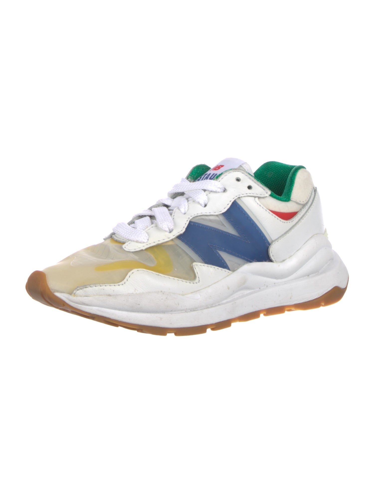 New Balance x Staud Leather Athletic Sneakers