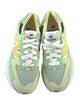 New Balance x Staud Suede Colorblock Pattern Athletic Sneakers